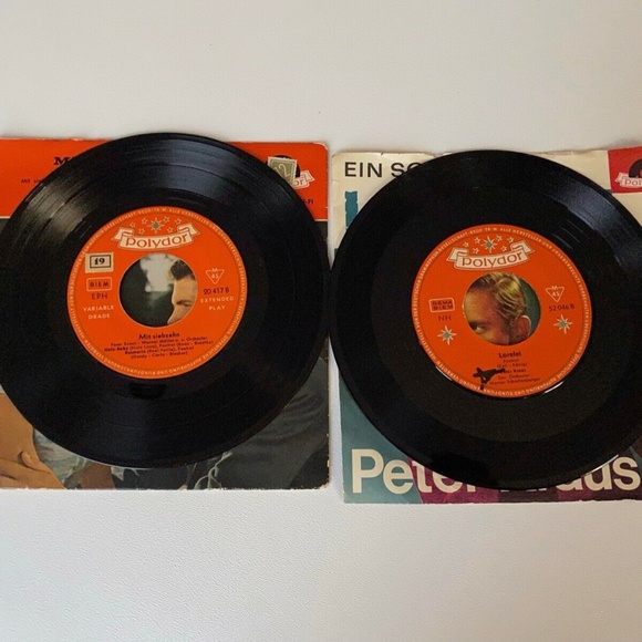 Peter Kraus Lorelei Ein Souvenir Mit Siebzehn 45 RPM 7" Vinyl Import Germany VG - Picture 3 of 4